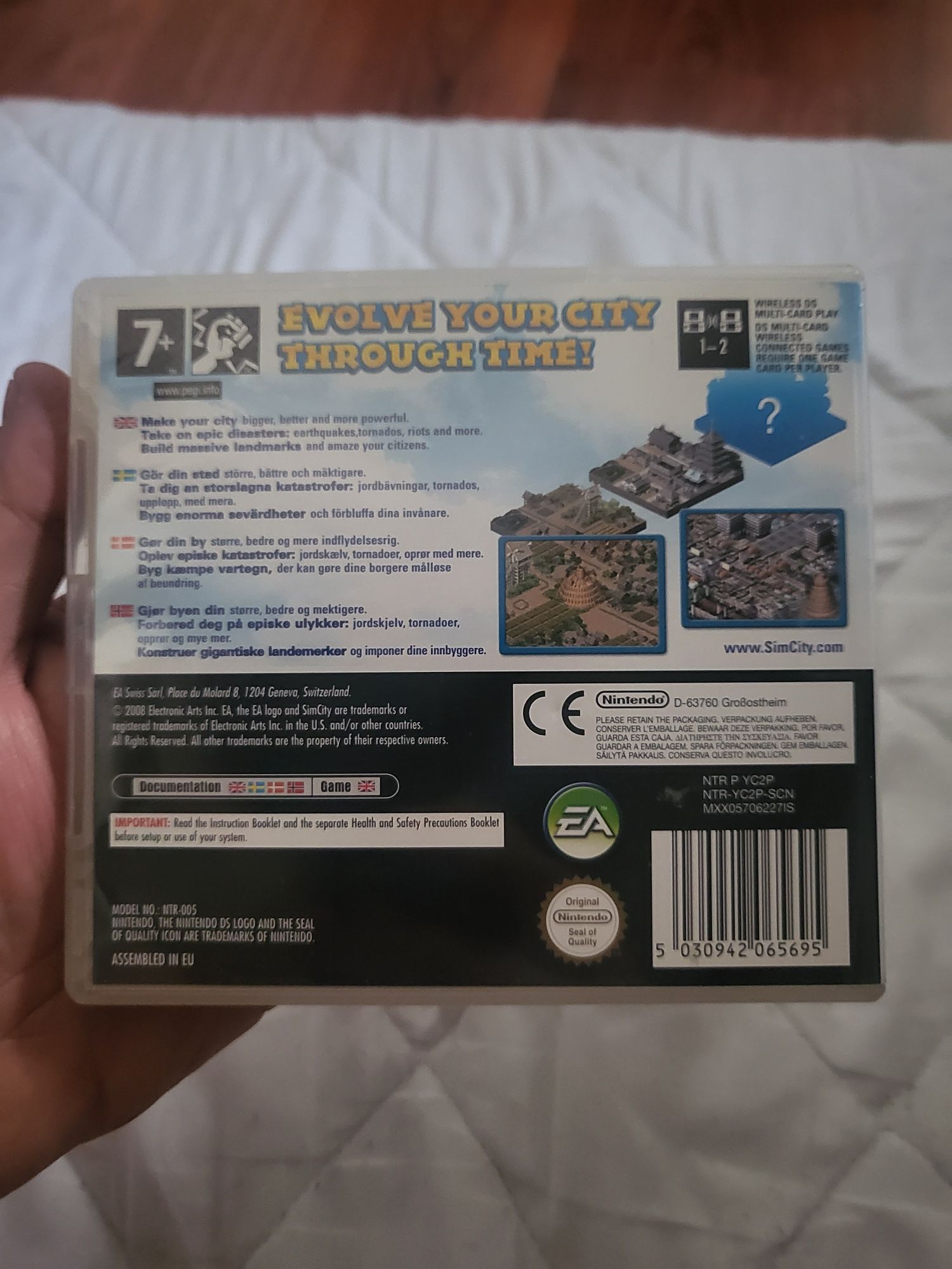 Gra Nintendo DS Sim City Ctrator