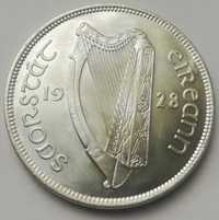 Irlandia pół 1/2 korony 1928