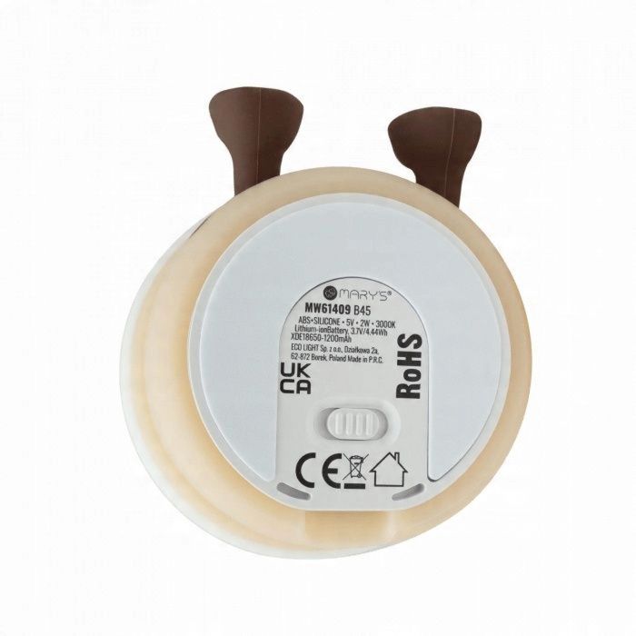 Lampka nocna LED bubble tea Mary's oprawa: pudełko