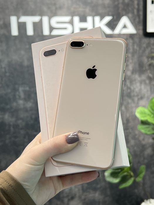 iPhone 8 plus Gold, 64GB, 100%Акб, Оплата частинами