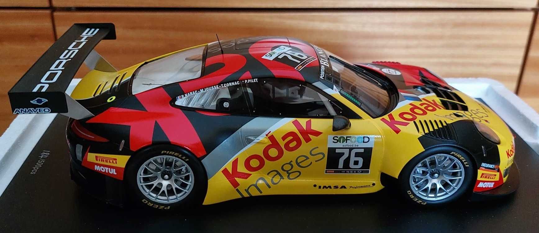 Porsche 991 991 GT3 R #76 Kodak 24h Spa Kodak 2016 SPARK 1:18