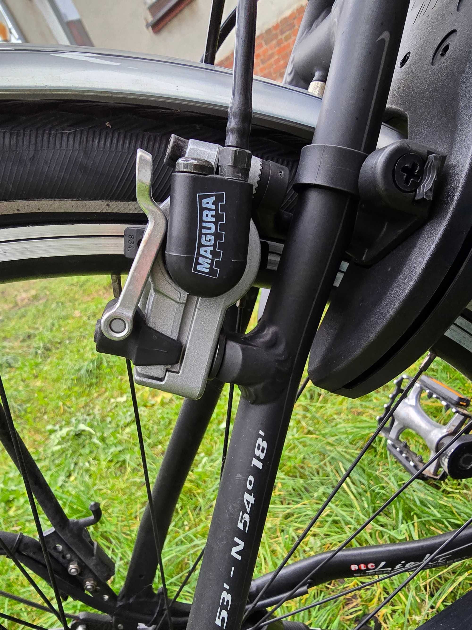 Rower trekkingowy RABENEICK Sherpa Light,Deore XT- MAGURA- idealny