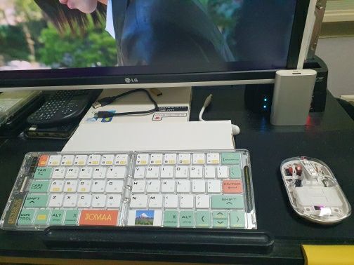 NOWA klawiatura + myszka bezprzewodowa wireless zestaw podróżny