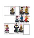 Lego figurki kolekcjonerskie różne 2010 do 2012 - lekkie braki