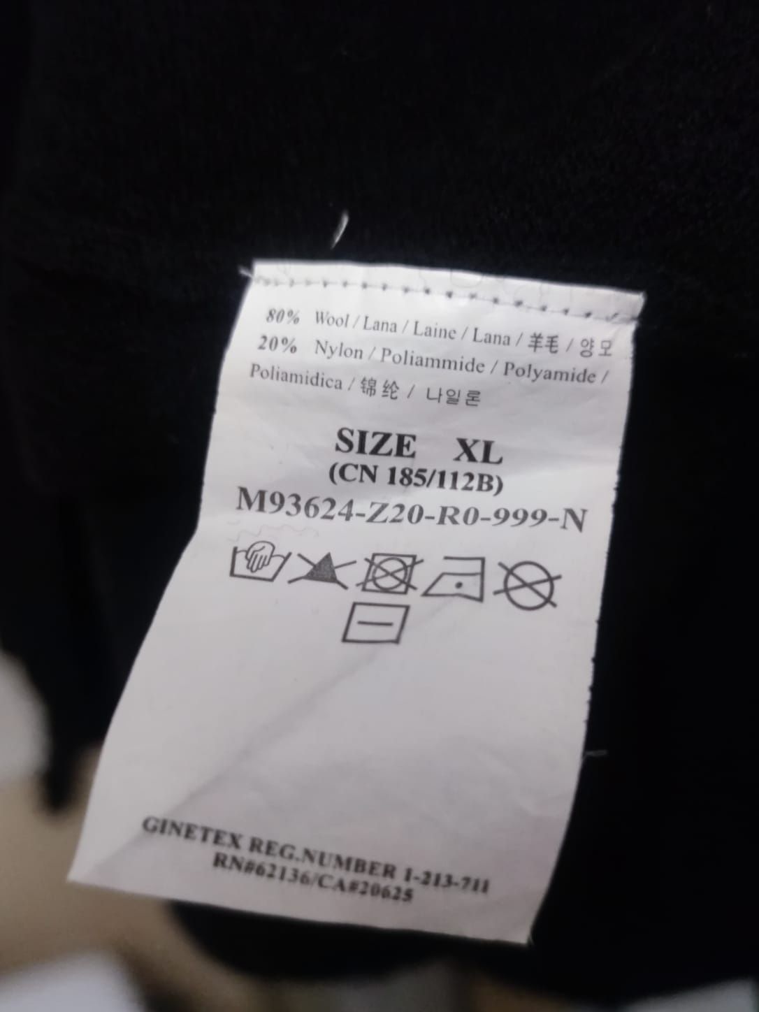 Bluza sweter sweterek XL Guess Jeans 1981 Los Angeles wełna wełniana h