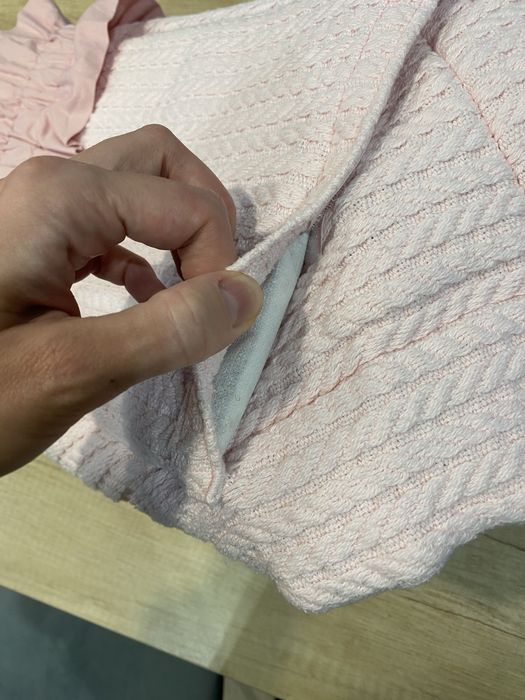 Конверт на виписку рожевий для дівчинки