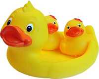 Zabawki do kąpieli Kaczka z kaczętami łódeczka mydelniczka Hencz