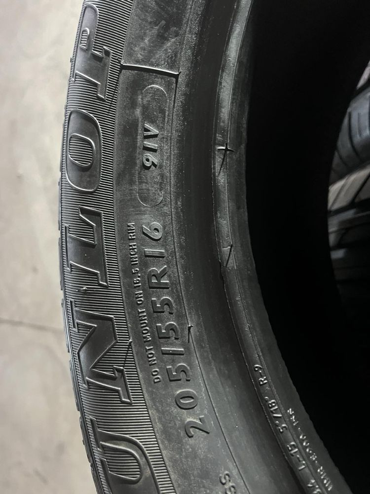 205/55/16 R16 Dunlop SP Sport Fastresponce 4шт новые