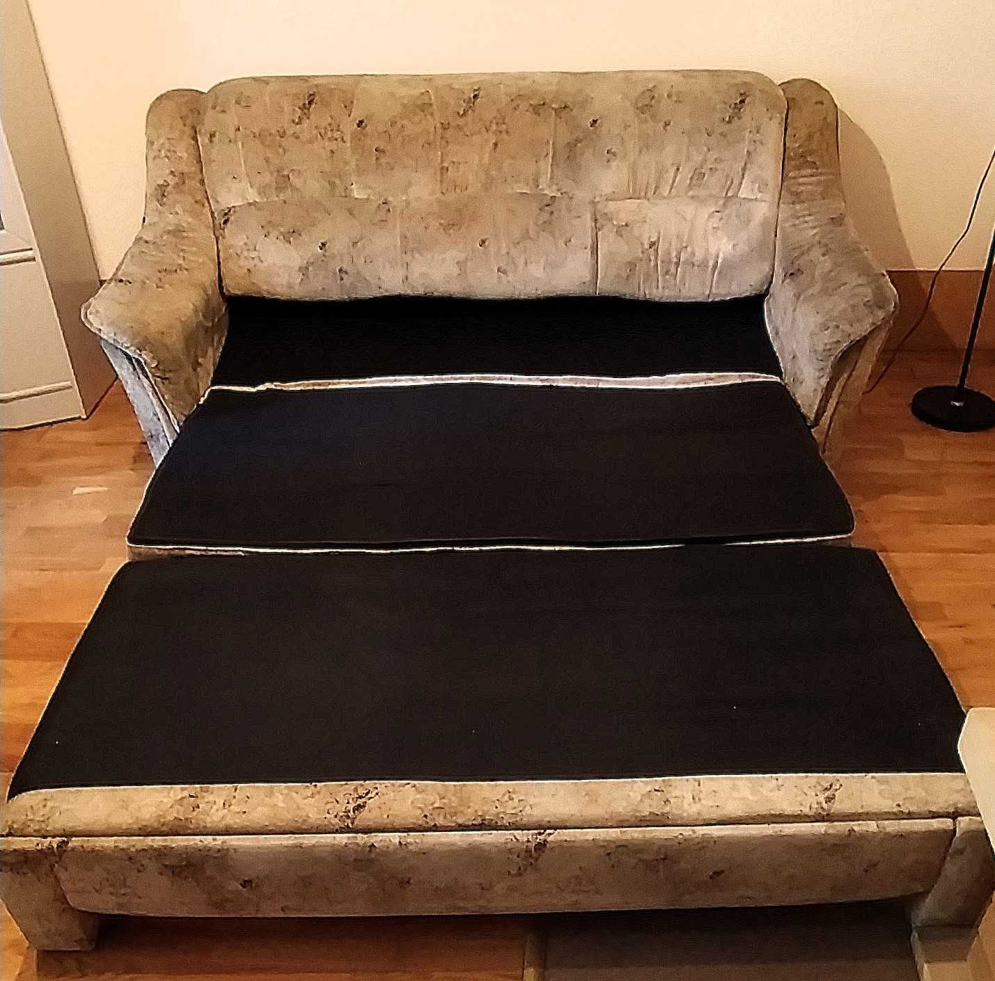 Sofa rozkładana z fotelem za darmo