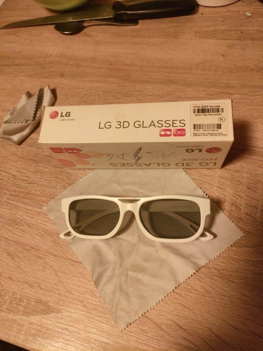 Okulary 3d LG .  Nigdy nie używane