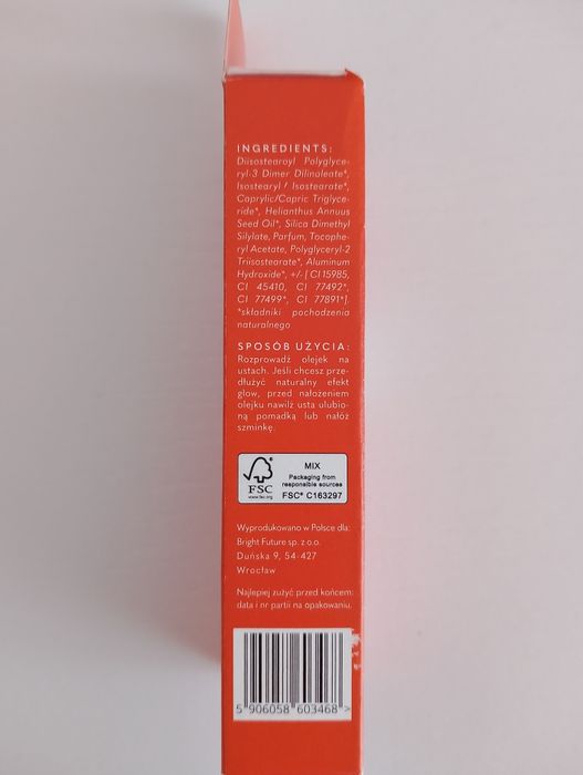 olejek do ust Your KAYA w odcieniu Watermelon Glow.
Pojemność: 10 ml.