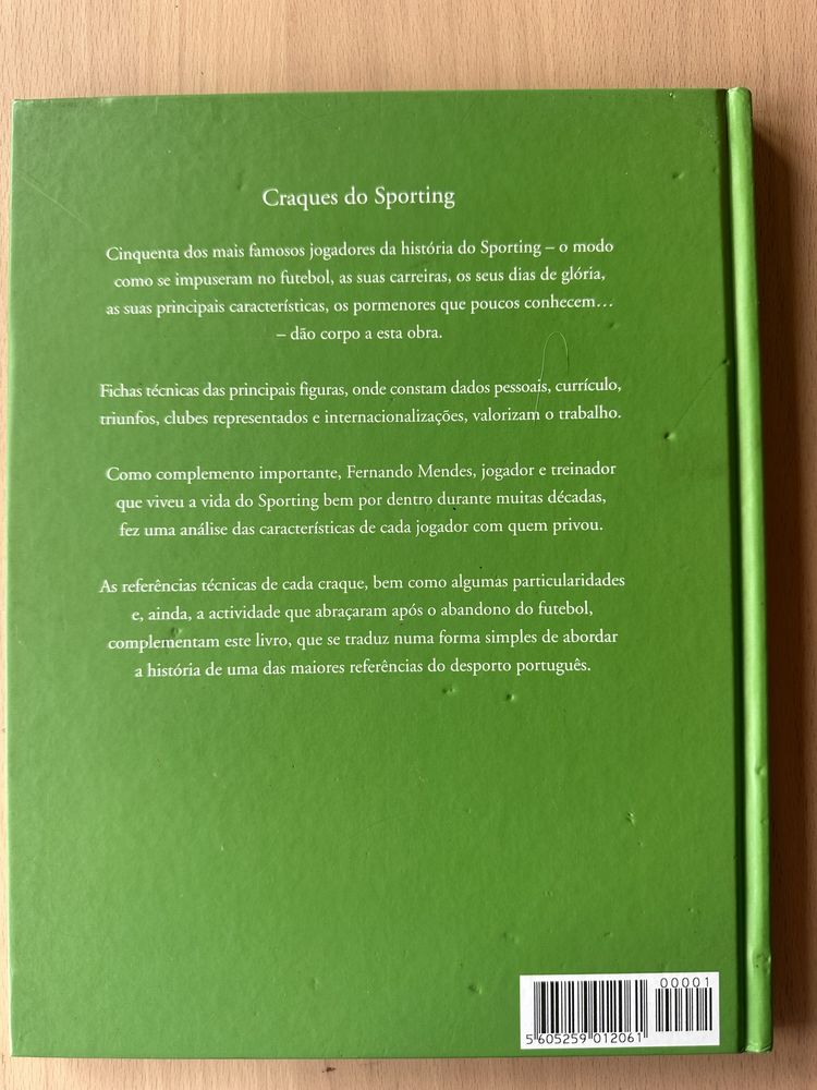 Livro “Os Craques do Sporting”