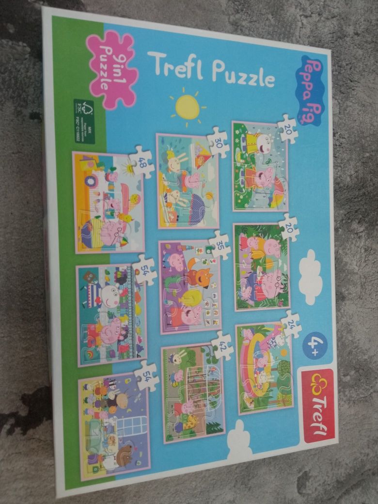 Puzzle Peppa pig 9in1