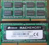 Pamięć do laptopa Corsair SODIMM, DDR3, 4 GB, 1066 MHz, CL7