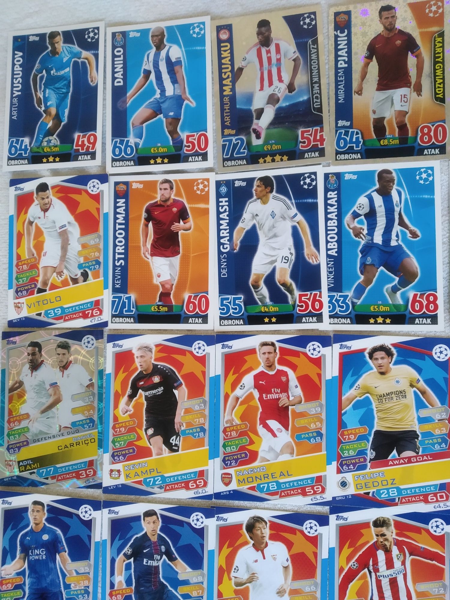 Karty piłkarskie Topps Champions League