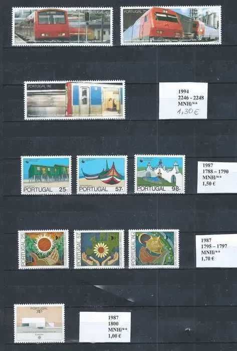 Selos Portugal 1977/2004 MNH/**