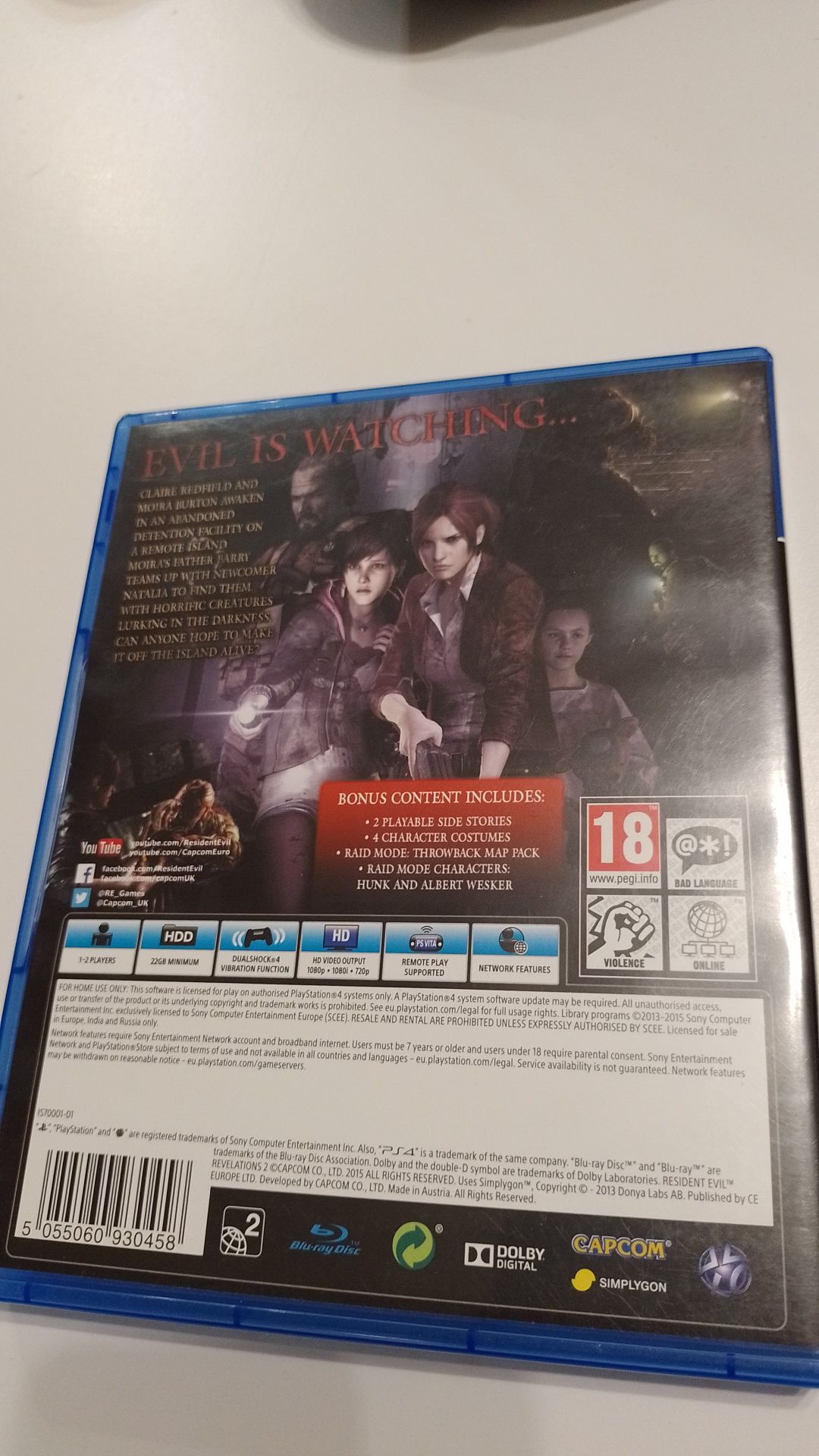 PS4 Resident Evil Revelations 2 PL