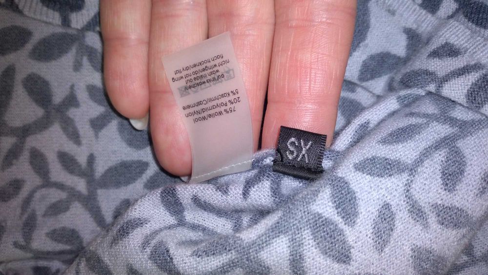 Кофта свитшет реглан XS кашемир