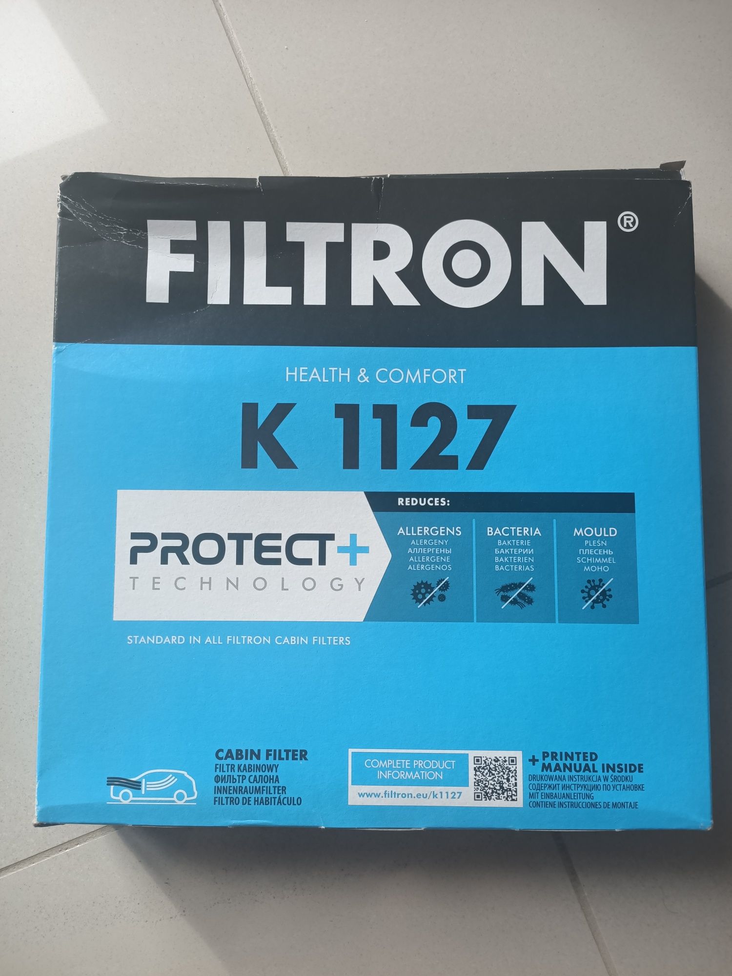 Filtron K 1127 Filtr, wentylacja przestrzeni pasażerskiej. Nowy