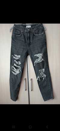 Czarne jeansy ZARA