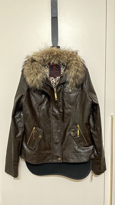 Пиджак с натуральным мехом