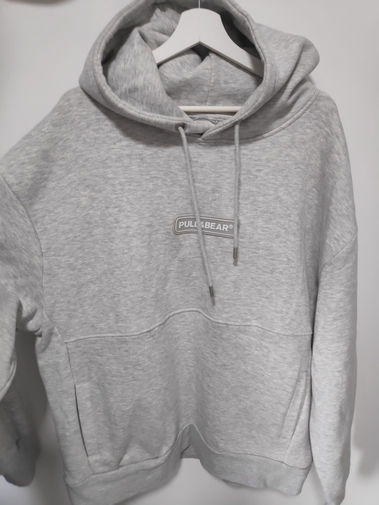 Худі сіре тепле оверсайз pull&bear xxl