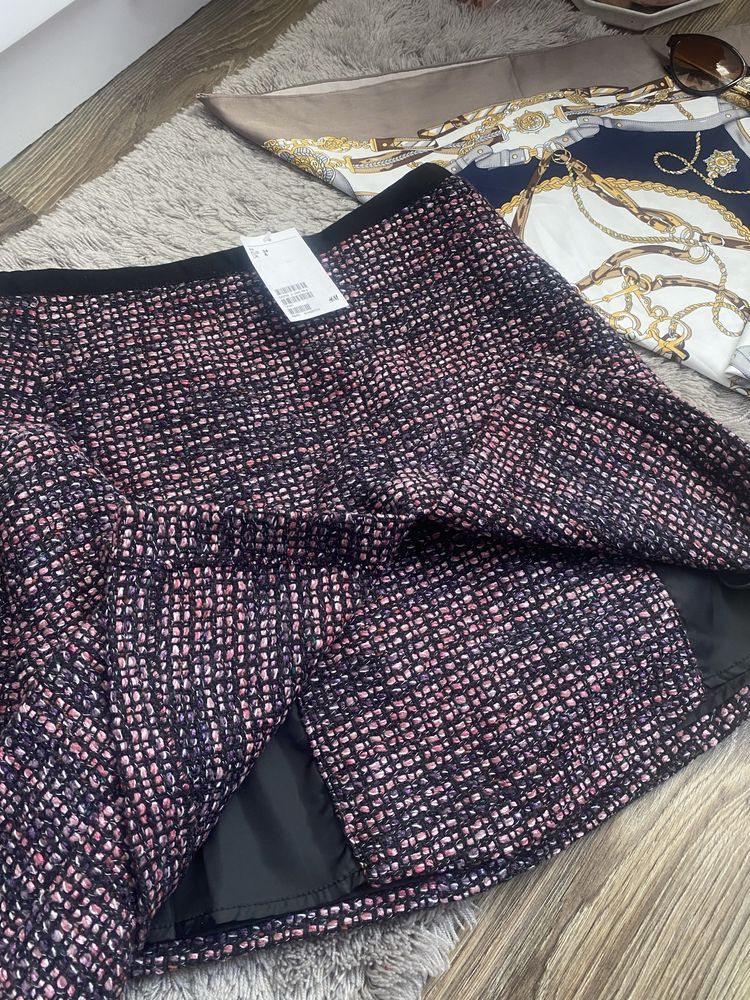 Неймовірний твідовий костюм h&m піджак юбка в стилі old money новий