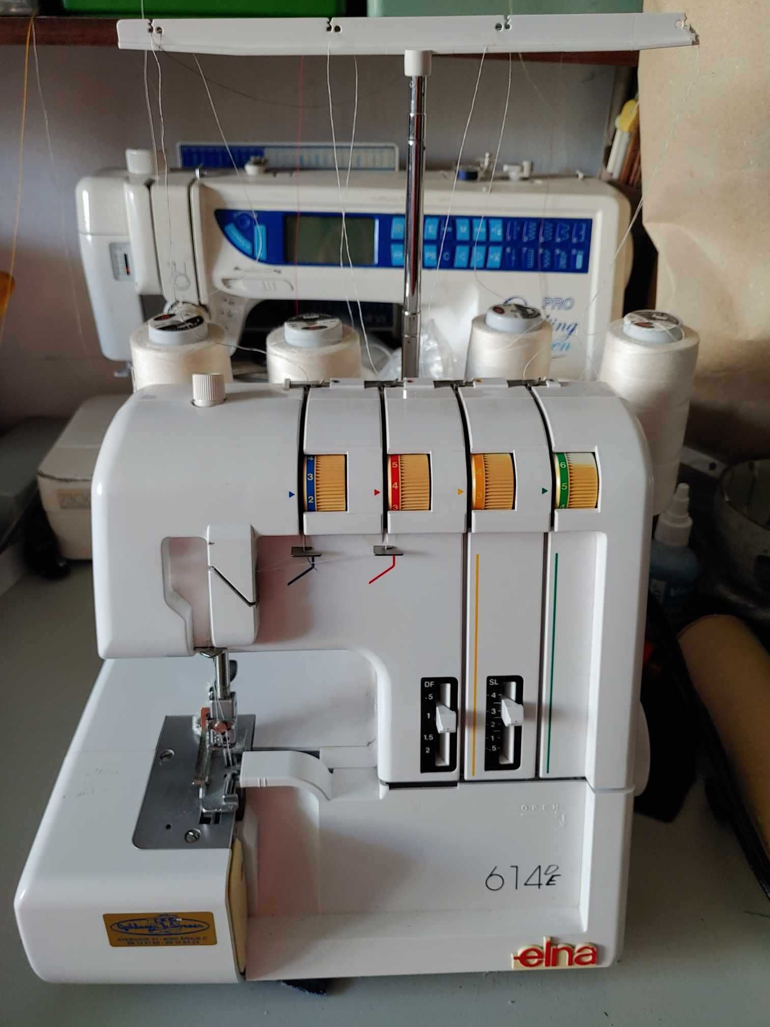 Maszyna do szycia overlock Elna 614 de