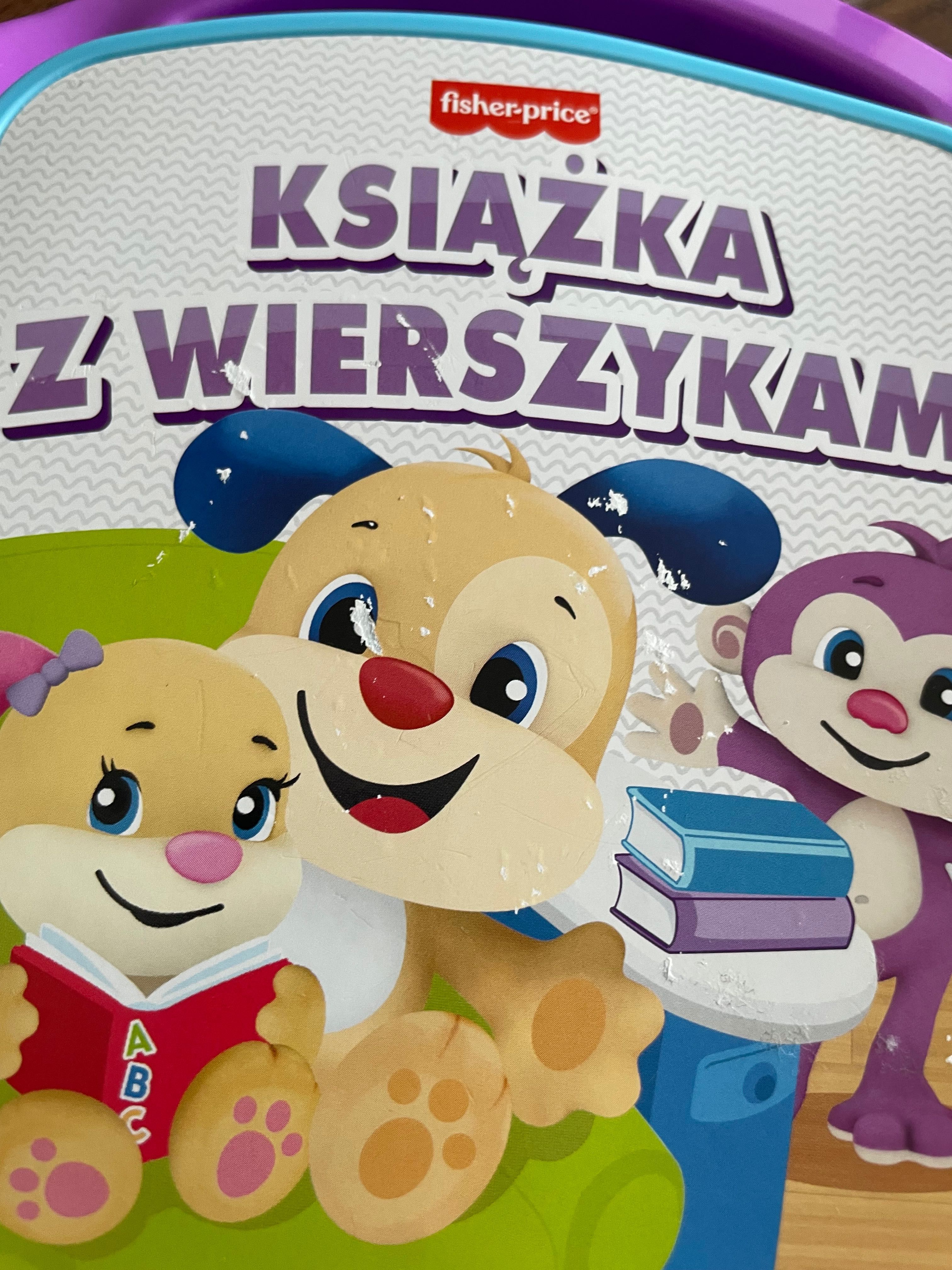 Książka z wierszykami Fisher Price stan idealny