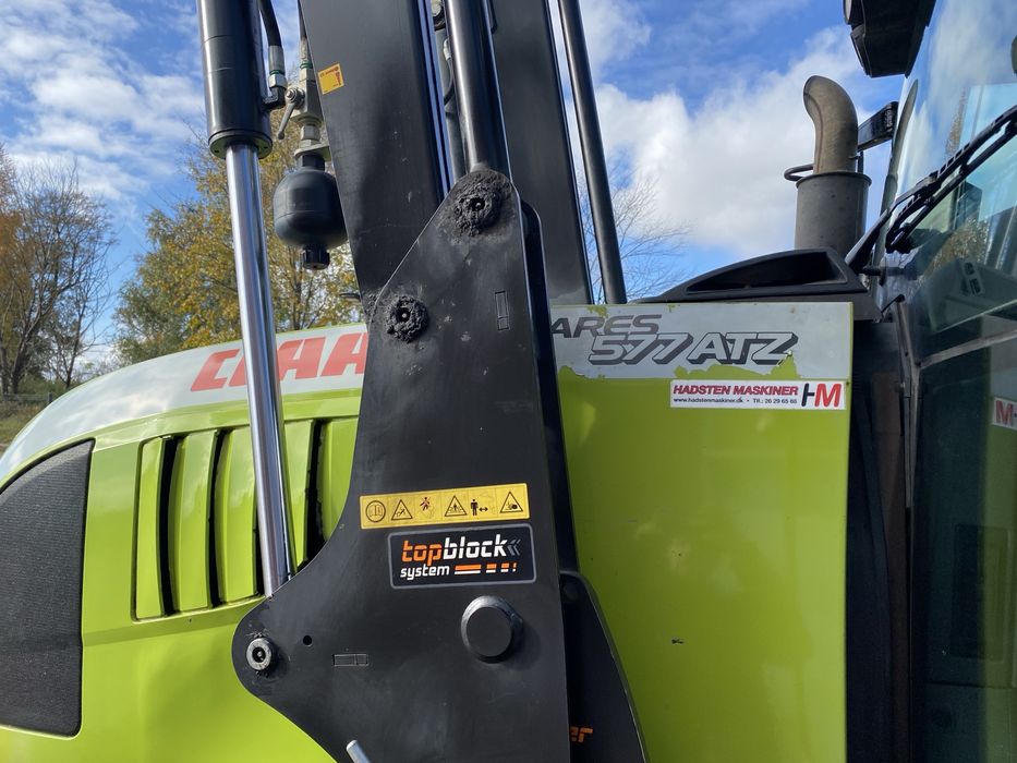 CIĄGNIK CLAAS ARES 577 ATZ TUR ŁYŻKA sup sta valtra john deere renault