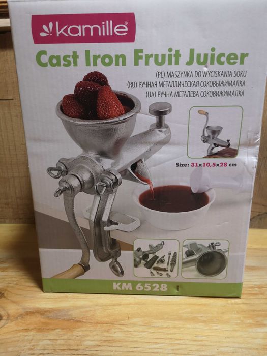 Nowa wyciskarka do owoców