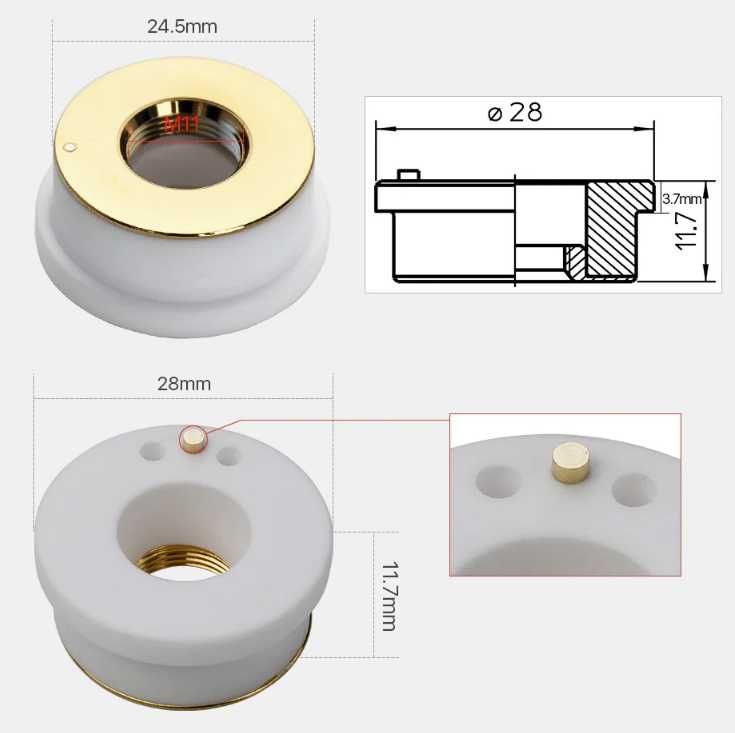 Consumíveis Laser - Precitec