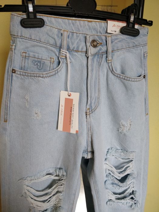 Джинси Arox з потертостями, 32-34 р.