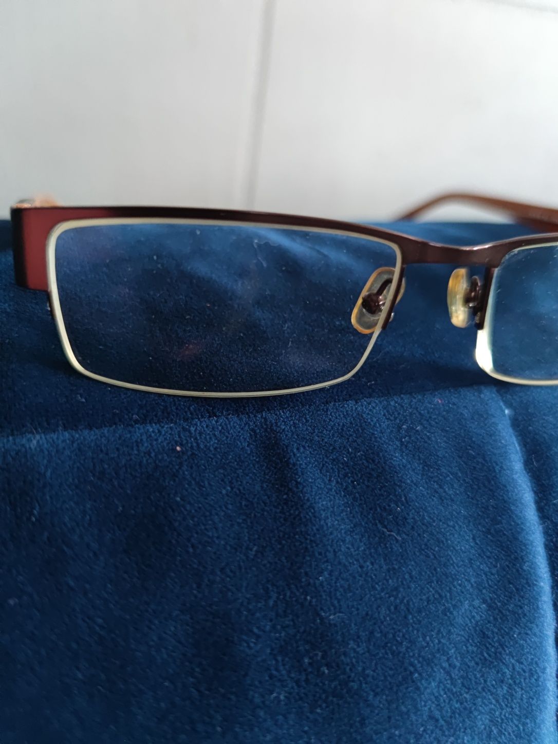 Ramki do okularów używane brązowe