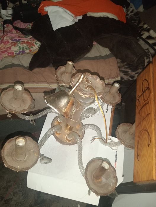 Хрустальна люстра ручної роботи