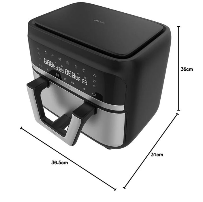 Air Fryer 9L Cecotec como nova.