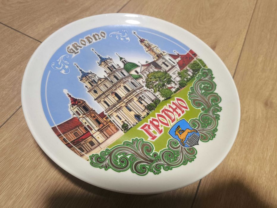 Talerz ozdobny na ścianę Grodno Białoruś