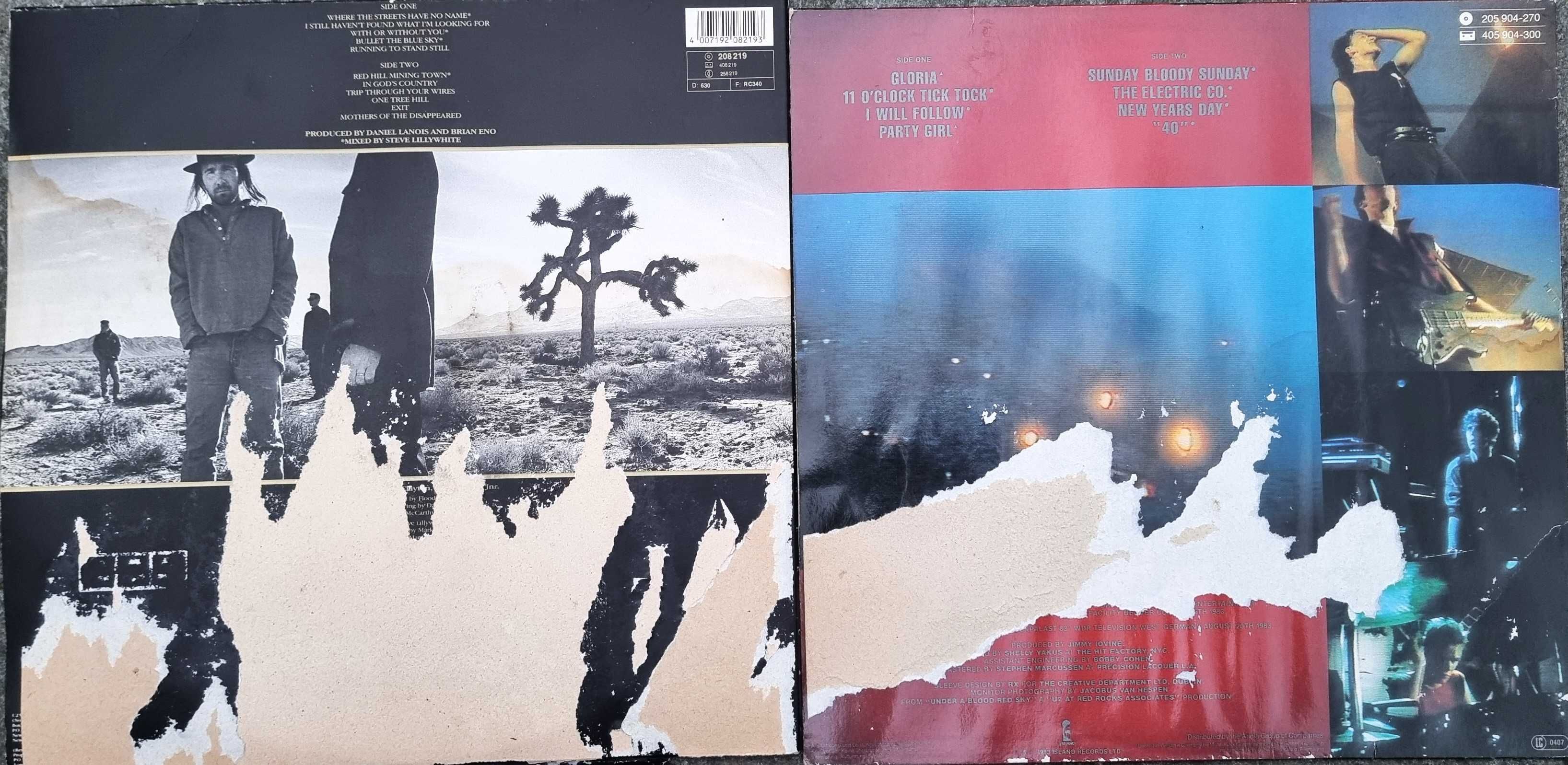 винил - U2 – Live "Under A Blood Red Sky"- the joshua tree - vinyl