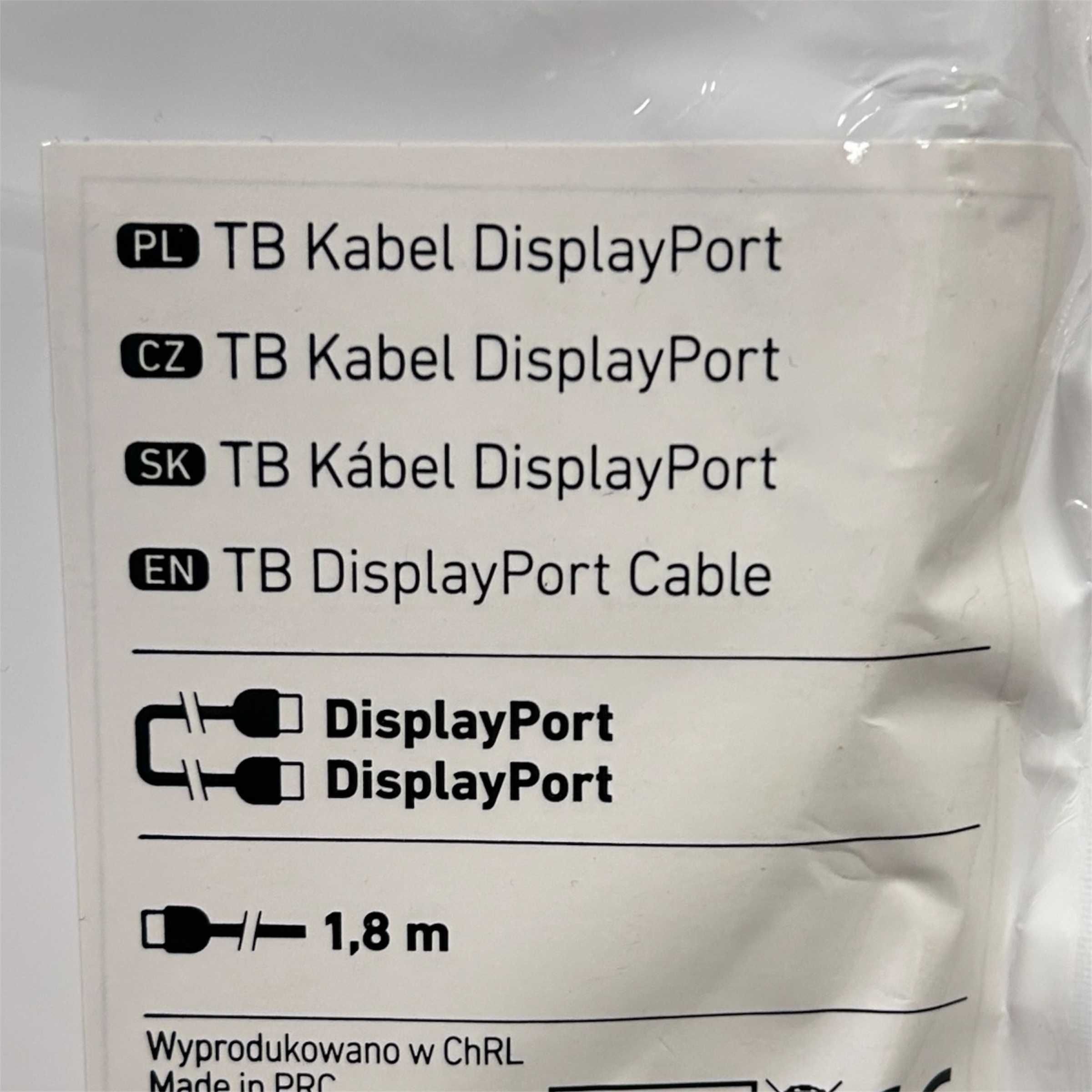 Kabel Display Port 1,8M