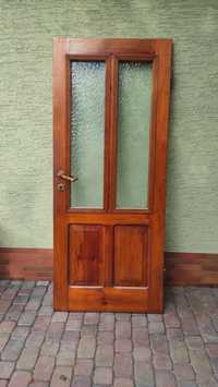 Drzwi drewniane sosna 80 prawe