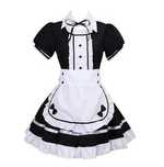 Pokojówka Maid Anime Lolita cosplay Nowa przebranie kostium Rozm M /L