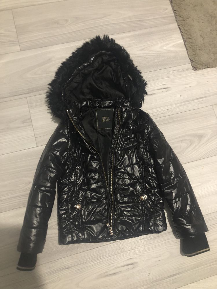 Kurtka zimowa dla dziewczynki  RIVER ISLAND 7-8 lat