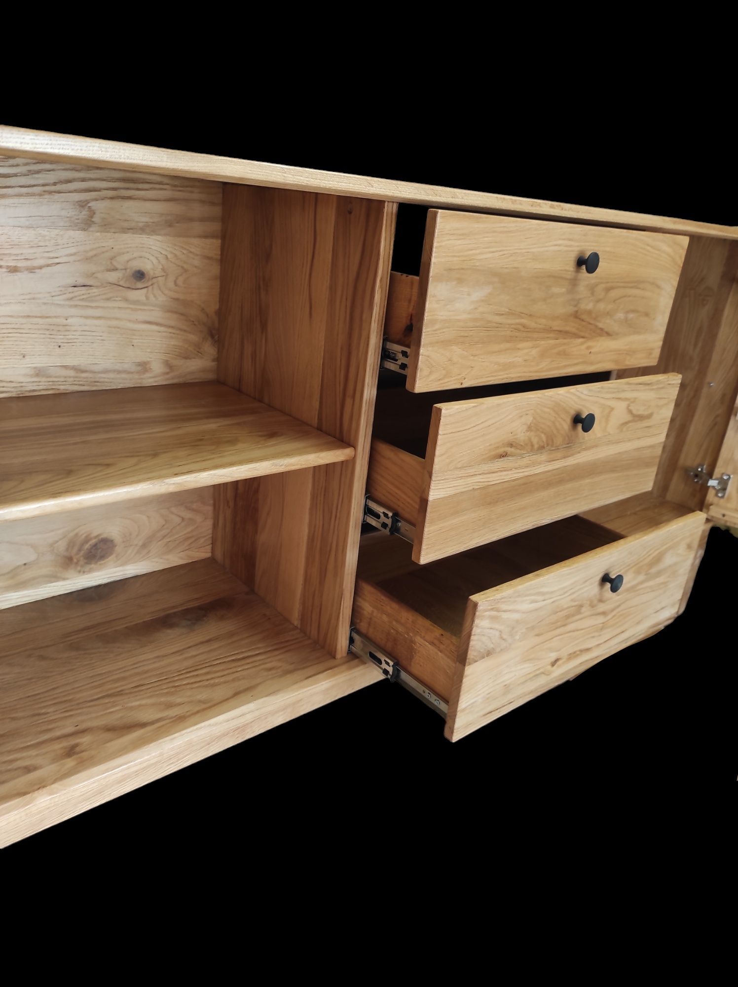 Komoda lita dębowa 180x45x95 , szafki, RTV