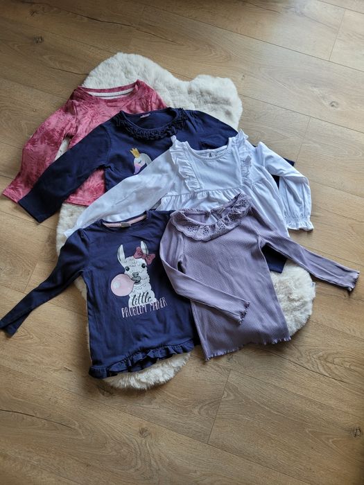 Zestaw bluzeczek 104 rozmiar dziewczęce