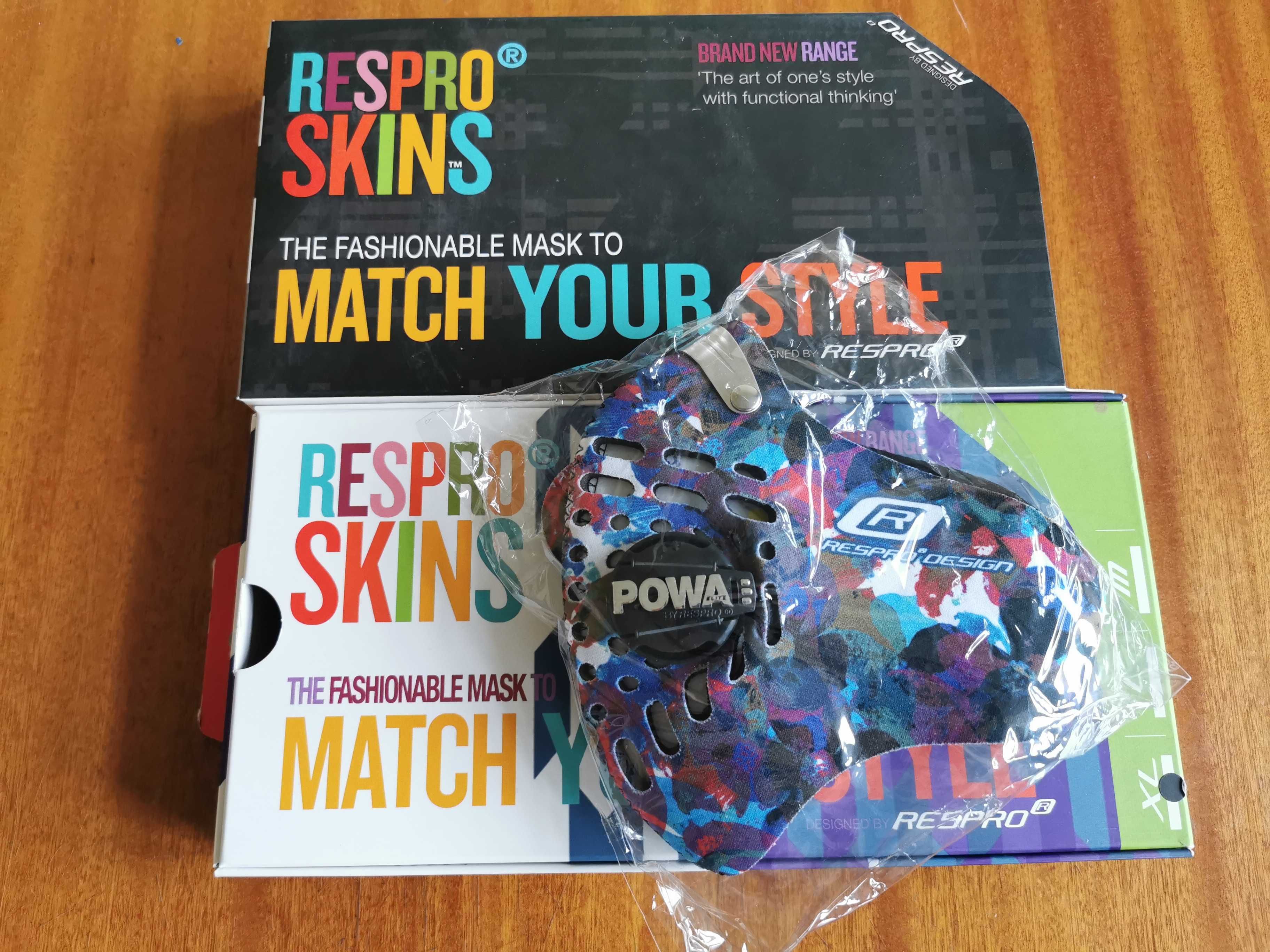 Maska przeciwsmogowa Respro Skin Petal  Multi rom. XL filtr HEPA+DACC