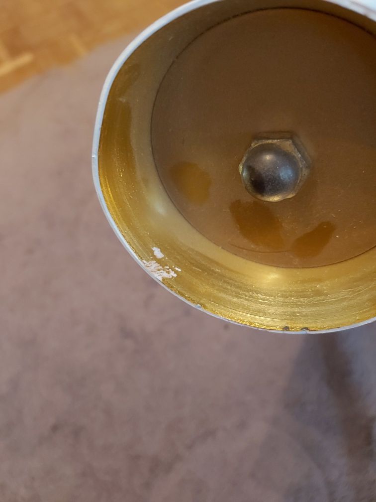 Lampa biało złota kinkiet