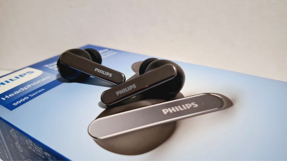 Słuchawki bezprzewodowe Philips TAT5506BK/00 dokanałowe