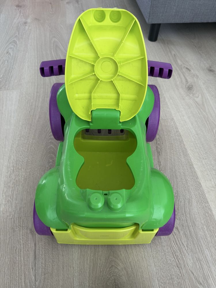 Fisher Price Mega Blocks jezdzik krokodyl + zestaw dodatkowych klocków