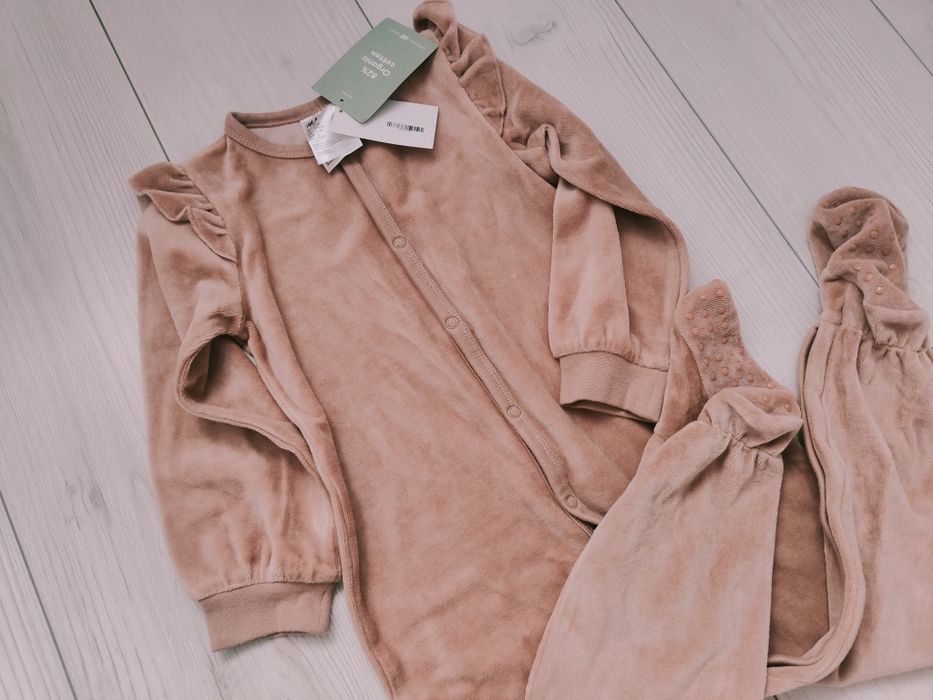 Nowy kombinezon body H&M pajacyk piżamka bawełna organiczna antypośliz