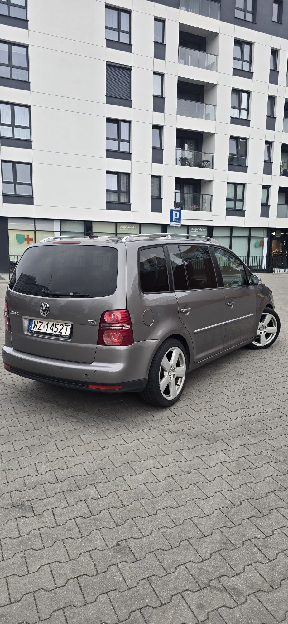 Vw Touran 7 osobowy 1.9 tdi lift klima alu 18 cali Technicznie super